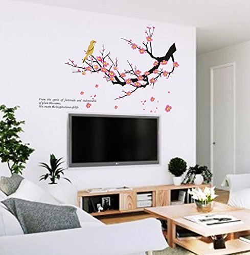 Jaamso Royals 'Warm Romantic Dandelion Purple' Wall Stickers (Vinyl, 60 cm x 0.1 cm x 60 cm)