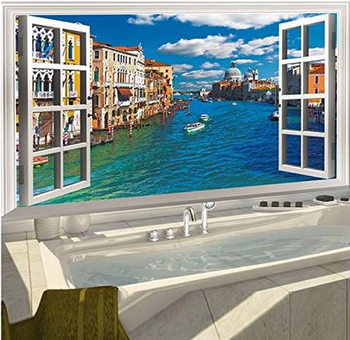 Xl 839.Fake Window Outside The Mediterranean Style Wall Stickers