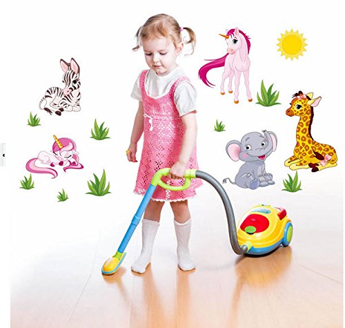 NC5070-10 Cartoon Animals Wall' Wall Sticker