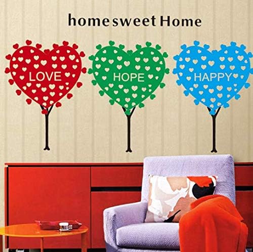 Heart Wall Sticker with Quote Home Decals Design Use Living Room Bedroom Kitchen Ay874