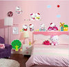 Hello Kitty Wall Sticker Kids Room Decoration Gift Self Adhesive Wall Decor