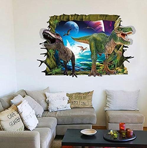 3D dinosaur world minimalist personality creative wall stickers AY9265