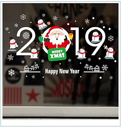 XH6250 Window Glass Wall Stickers Christmas