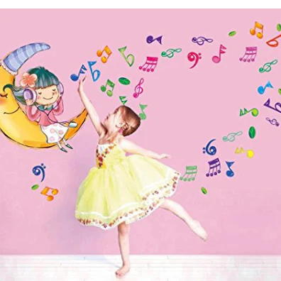 Peninsula Liangpin DIY Seamless Wall Sticker-Moon Girl  size 50x70 xy8117
