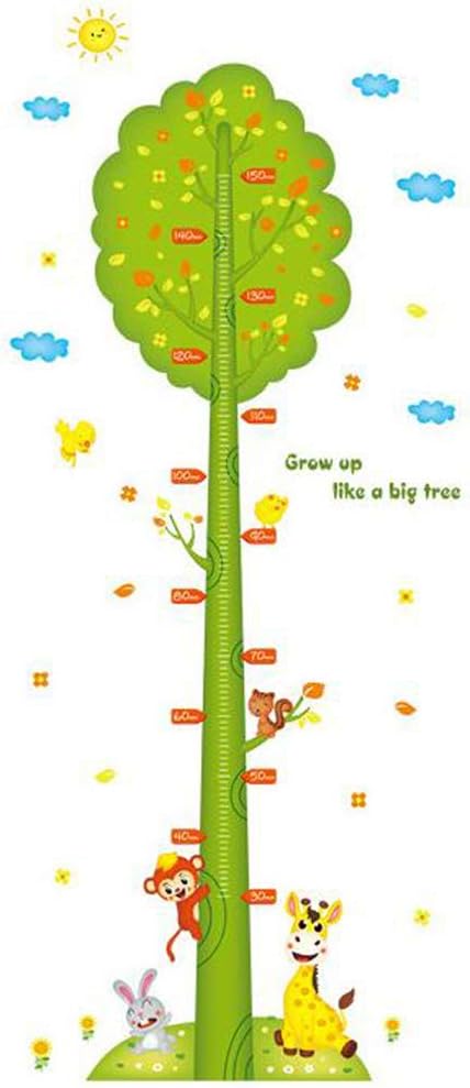 Big Tree Height Measurement Wall Stickers Removable Wall Decals Home Decor PVC Art Mu ral Baby Boys Girls Kids Bedroom Kitchen Decoration Wall Stickers Posters size60x90 xl8200