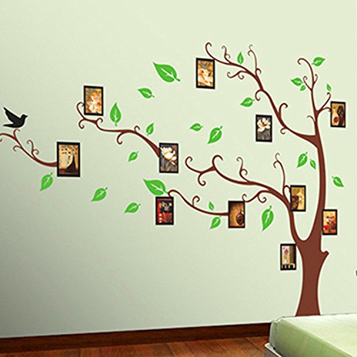 Family Photo Tree Wall Sticker  size 60x90 ay9063c