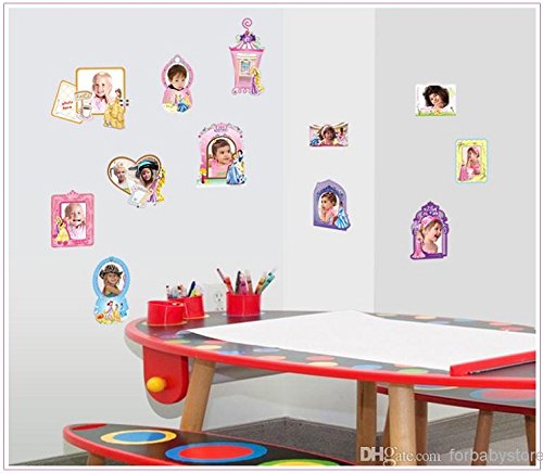 Ay9086 Princess Photo Frame Wall Sticker