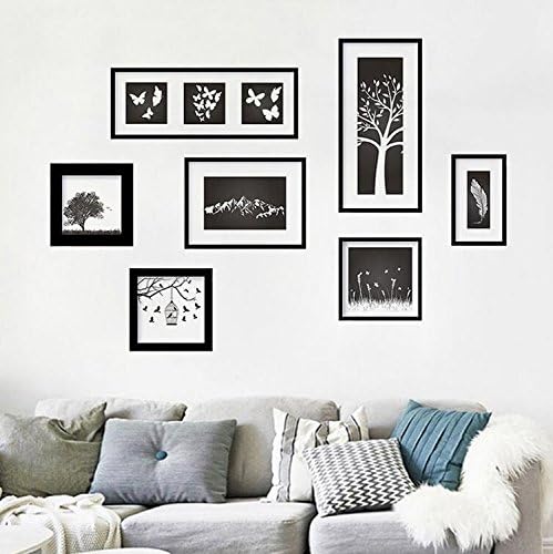 Who's Store Wall Sticker Wall Sticker Wall Mural Stickers Stylish Monochrome Monotone Black North 欧風 60*90 cm