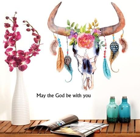 Abstract Floral & Feather Decor/Wall Art- XY8045