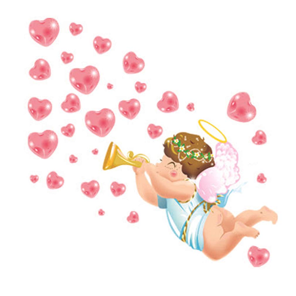 Wall Sticker Angel Love Heart Speaker Ay7107