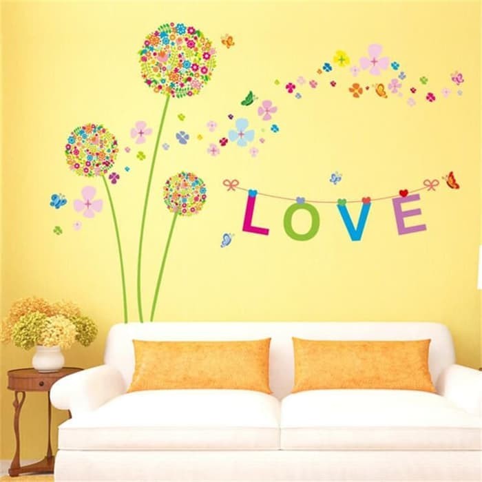 XH9233 THREE LOVE PANDORA wallsticker wall