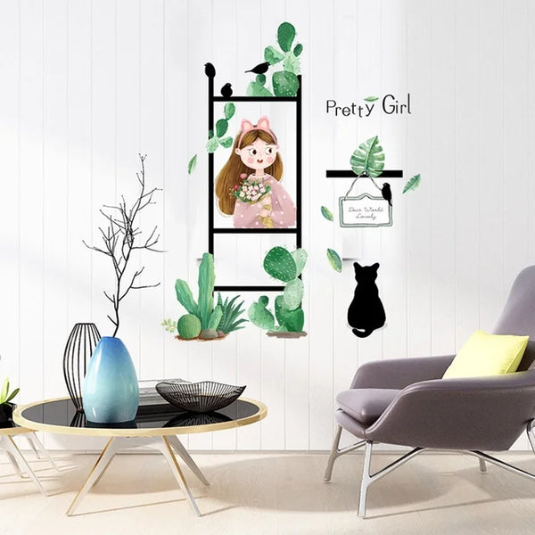 Inkjet Removable Wall Stickers Home Children's Room Interior Wall Stickers size 50x70 xls7246