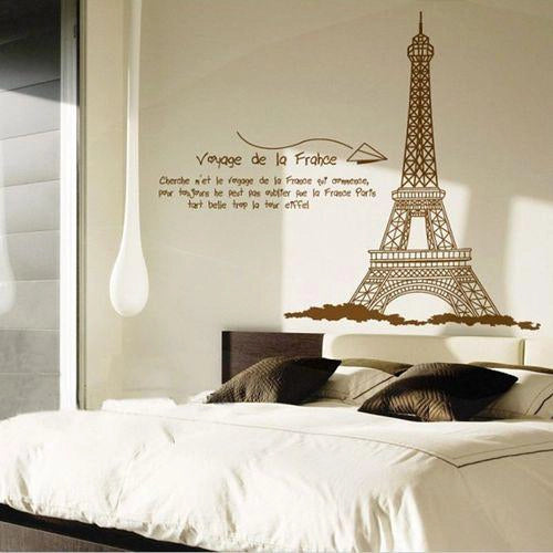 Rainbow Wall-stickers Wall Decor Removable Decal Sticker - Paris Eiffel Towe rJM7092