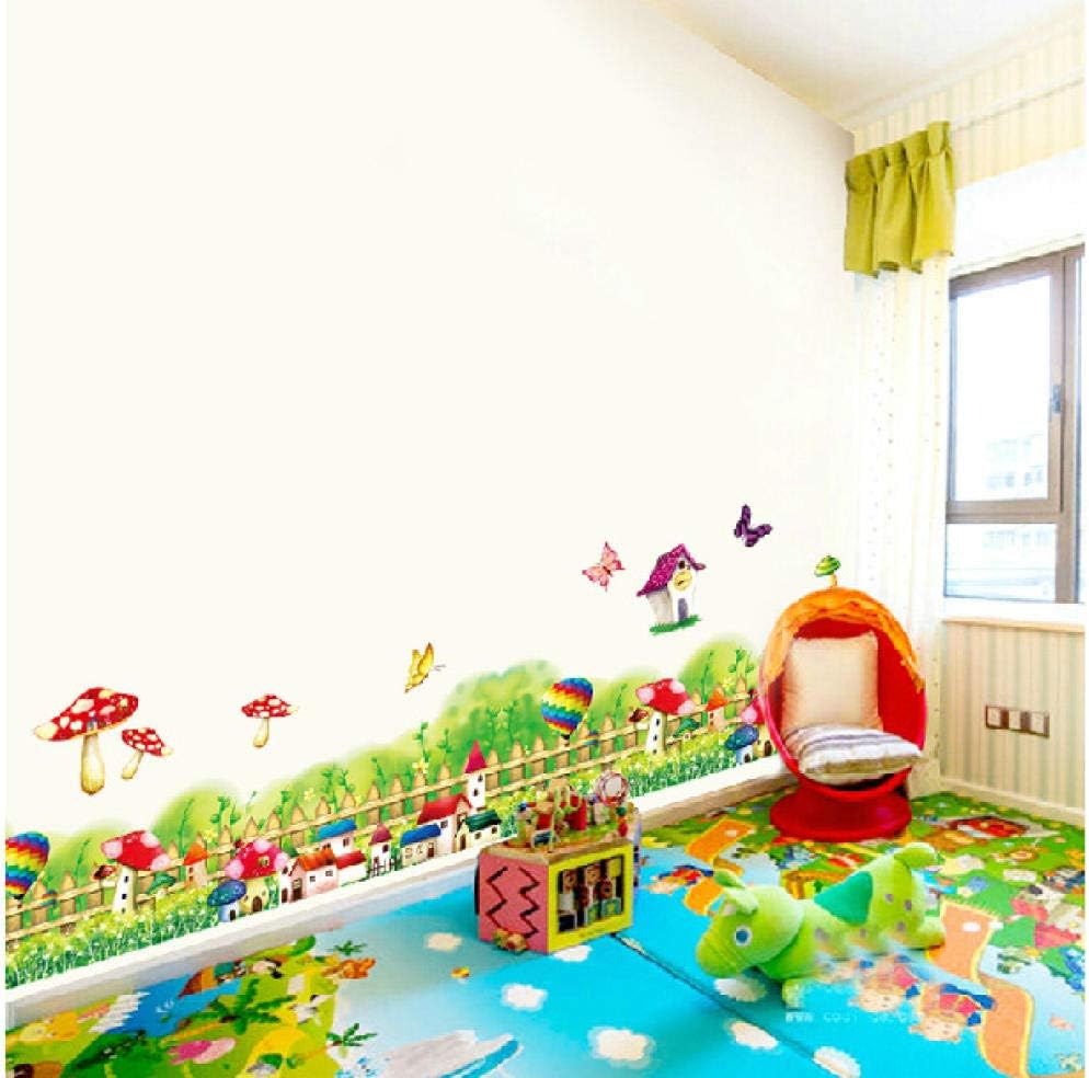 JIAPAI Mushroom Wall Stickers for Kids Baby Room AM7095