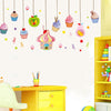 Xl8108 Colorful Cartoon Dessert Lollipops Stars Removable Wall Sticker Decal, Children Kids Baby Home Room Nursery DIY Decorative Adhesive Art Wall Mural