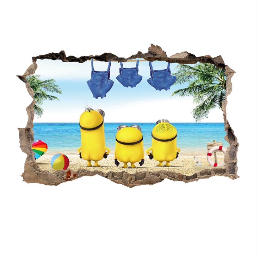 Wall Sticker Minions Poster Wall Decoration Door Sticker Home Decoration Wall Art Gift