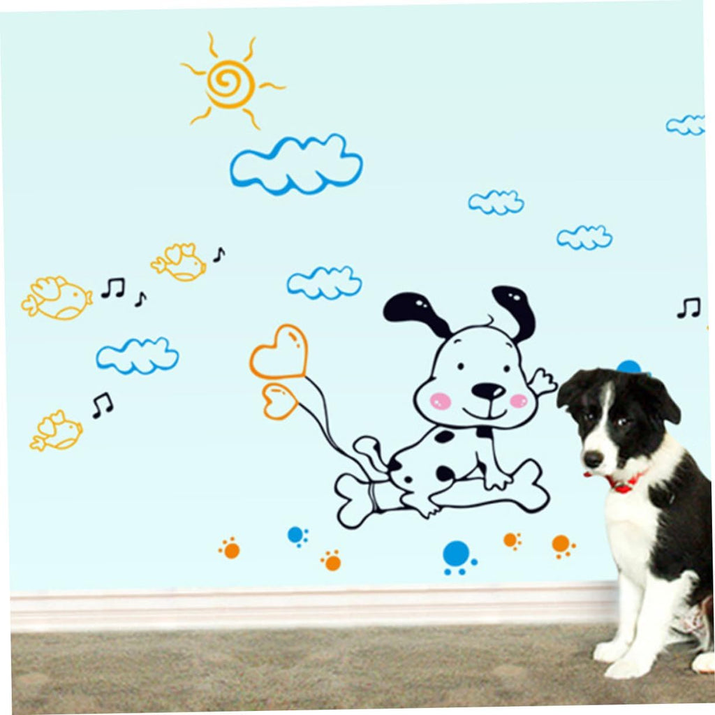 StickerShopee Happy Dog in Air - Wall Stickers - Ay07083