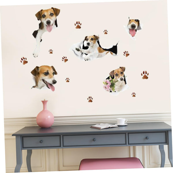 OSALADI Dog Wall Sticker Vinyl Removable Art for Living Home Decoration Wall Decals Wallpaper size 50x70 sk7117