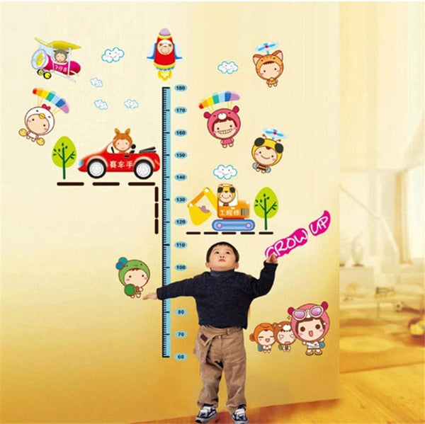 Ay891 Grow Up Transportation Wall Sticker [60 x 90 cm]