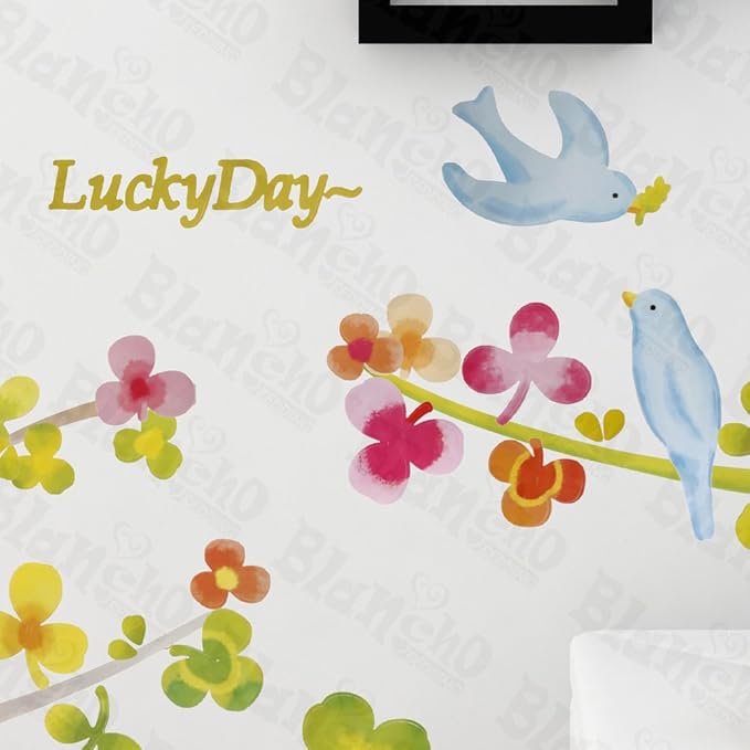 [Lucky Birds] Decorative Wall Stickers Appliques Decals Wall Decor Home Decor
