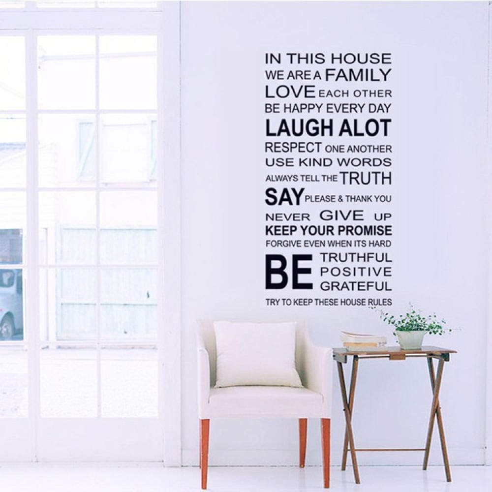 Olivialulu Vinyl Wall Sticker Removable Wall Sticker English Alphabet Sticker Painting Bedroom Sofa Background Df5207