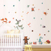 MJ7018 Amelia Isaiah Remarkable 50x70cm Cartoon Animal Fox Bear Pattern Nordic Design for Kids Room