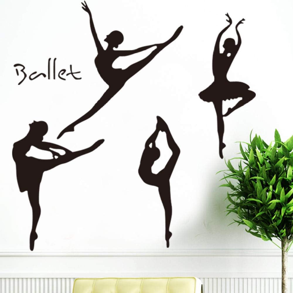 Wall Sticker Ballet Steps Living Room Bedroom Music Classroom Dance Training Decoration