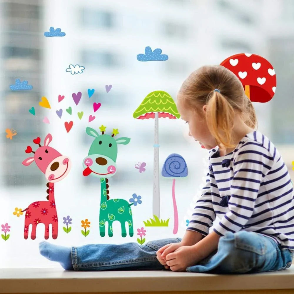 Wall Art Sticker, Wall Art Sticker, Children's Room, Nursery, Classroom Background, Wall Decoration, Children's Sticker, Removable Wall Sticker, size 50x70 xh1455c