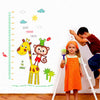 GE Hot Wall Decal Jungle Friends Monkey Giraffe Height Chart Sticker