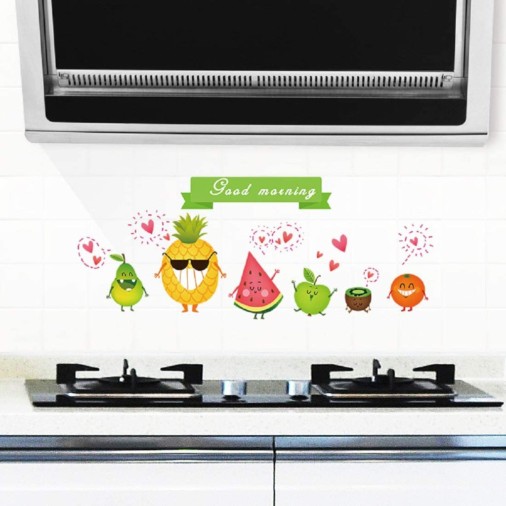 HEUREKA Kitchen Crockery Kitchen Transparent Oil Proof Cooktop Tile Wall Sticker size 60x90 nc035