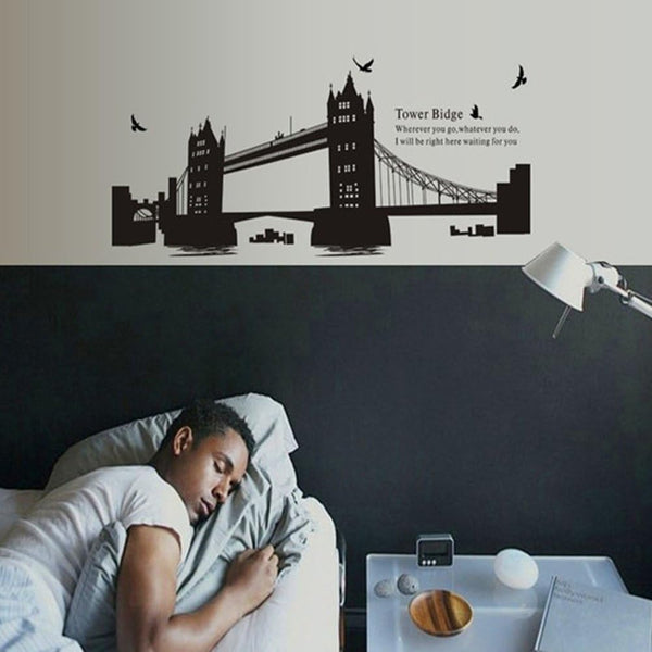 Twin Bridges Wall Sticker size 60x90 ay9135