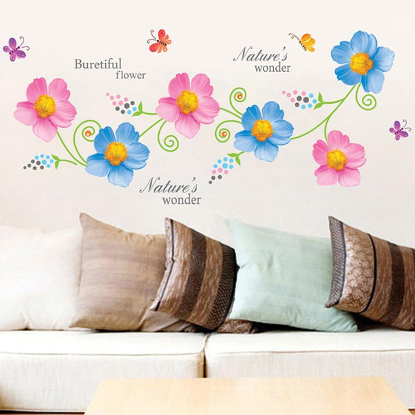 Peninsula Liangpin DIY seamless wall sticker-Huaerchuanchuan AY7208 50x70cm