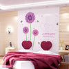 Purple Dandelion Colorful Butterflies Wall Decal Home Sticker Am 9022