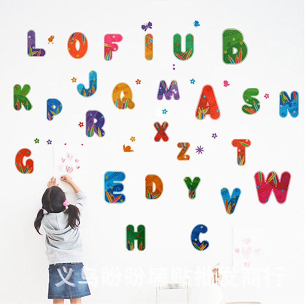 SAMHEZ XY8073 Colorful Alphabet Wall Sticker [50 x 70cm]