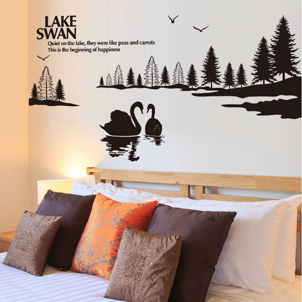 Flowers Butterflies Trees Wall Stickers Cartoon Animals Removable Wall Decals Home Decor PVC Art Mural Baby Boys Girls Kids Bedroom Kitchen Room Decoration Wall Sticker  size 60x90  dlx0373c