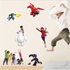 One Big Hero 6 Wall Sticker Cartoon Character Removable