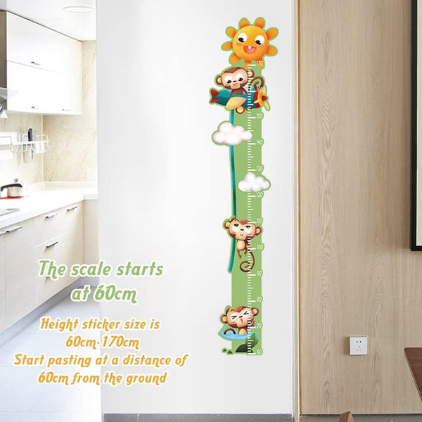 HM74011 Height Chart for Kids, Kids Height Growth Chart, Baby Growth Chart, Ruler Wall Decor for Kids, Baby Height Growth Chart Wall, for Bedroom Nursery