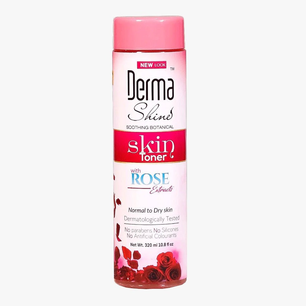 DERMA SHINE TONER WITH ROSE EXTRACTS