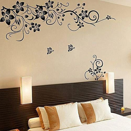 Flower Pattern Removable Wall Sticker WS9022.