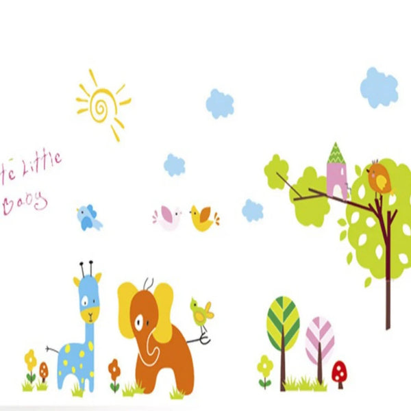 Elephant & Giraffe size 60x90 ay824