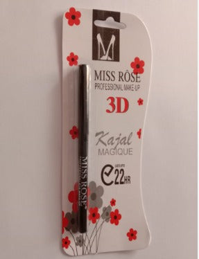 Miss Rose Kajal Pencil Deep Black Water Proof last upto 22 hour