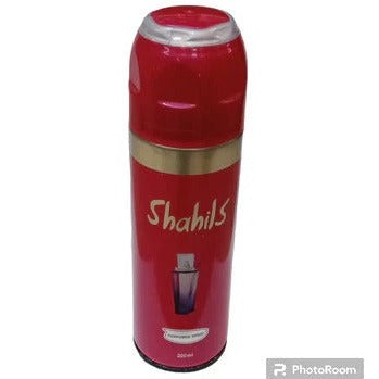 SHAHILS FRAGRANCE 200ML GAS PERFUMED BODY SPRAY