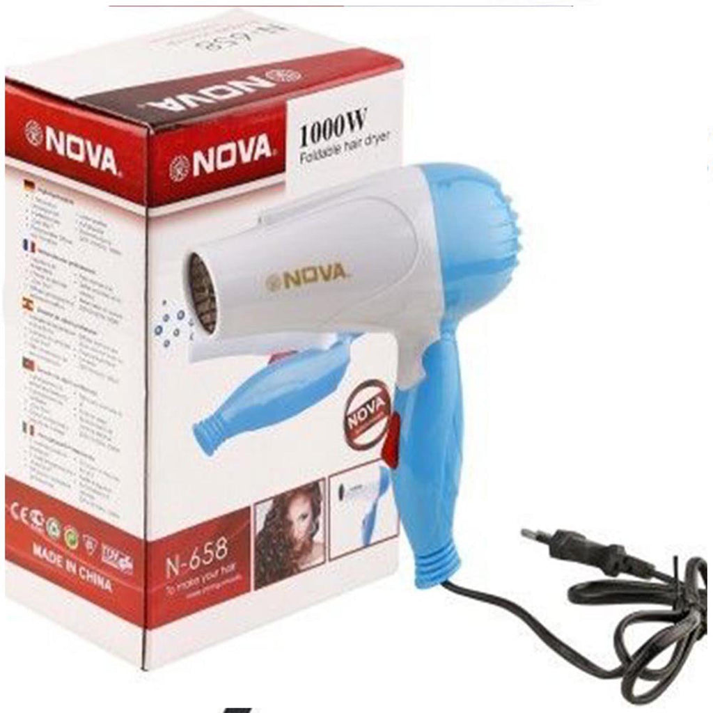 NOVA 1000W FOLDABLE HAIR DRYER NV-1290 nhdmiz1a-1