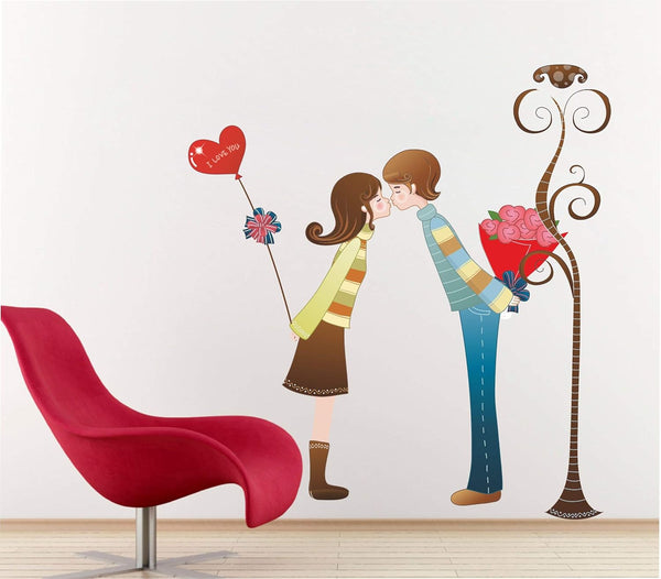 Creatick Studio Loving Couple Wall Sticker TC 982