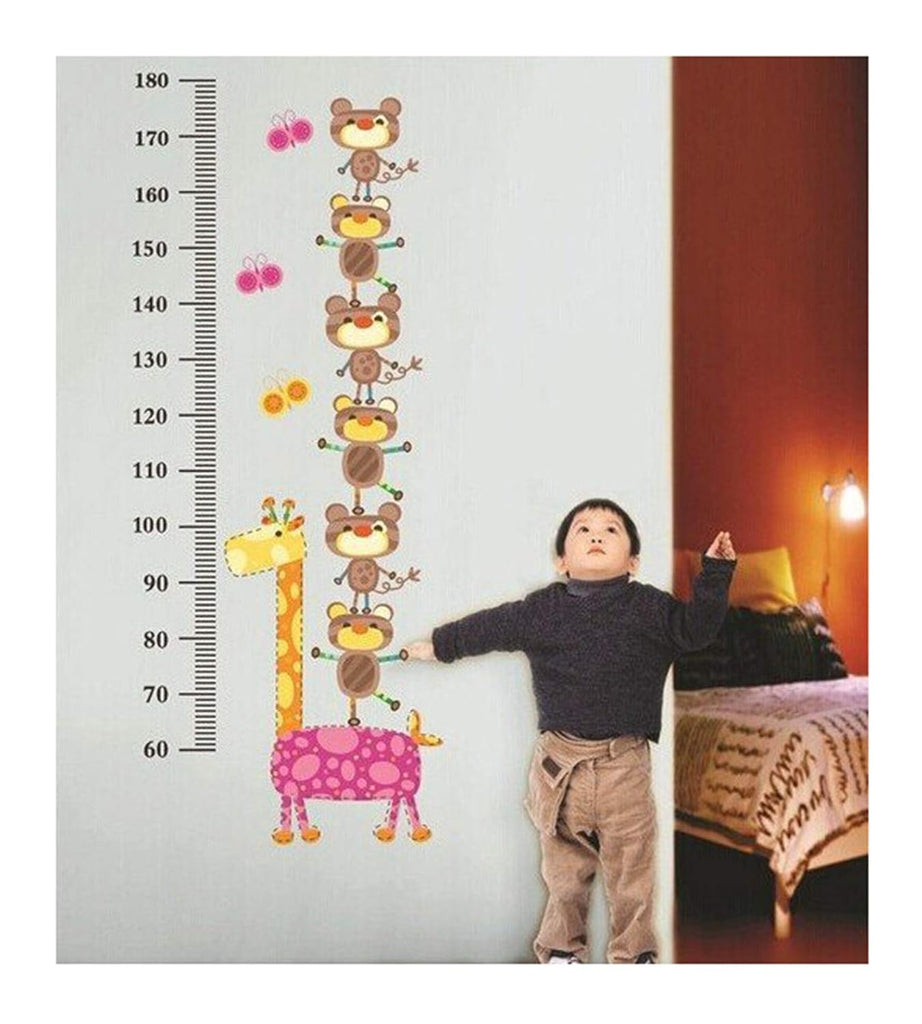 Dandy Poly Vinyl Giraffe Height Chart Wall Sticker size 60x90 ay862