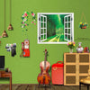 xl8021 window wall stickers living room bedroom wall stickers room decor bedside hallway wallpaper adhesive sticker