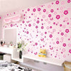 Flowers DIY Wall Decals for Kids Rooms Baby Bedroom Wall Stickers Living Room Art Decals Home Decoration Furniture Stick