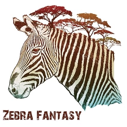 Generic Zebra Pattern PVC Bedroom DIY Wall StickerSk7004