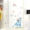 Sk7218 Ellis Kas Shooting Basketball Growth Chart for Kids,Height Chart Ruler Decor for Baby Nursery,Animals Cartoon Wall Stickers Perfect for Kids Nursery Bedroom Living Room