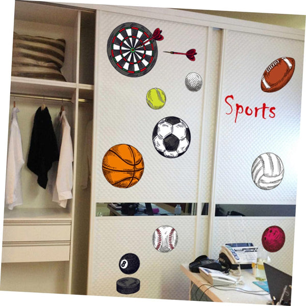 Sports Wall Stickers Football Rugby Basketball Decor Wall Decals for Home Decor size 50x70 sk7095